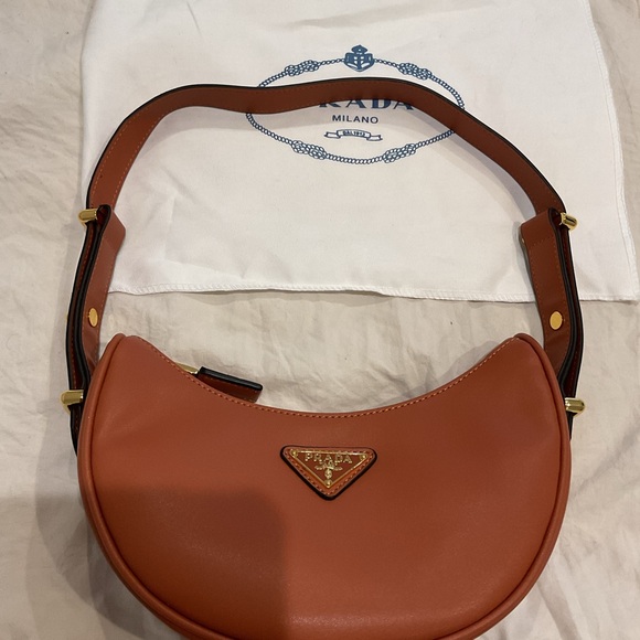 Handbags - Brown  Shoulder Bag with Gold Accents